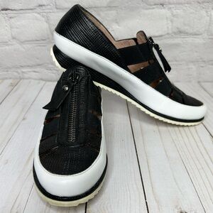 Stuart Weitzman Black and White  Getaway Sneakers